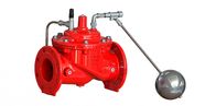 Válvula de control revestida DE EPOXY sin reducción en la sección de paso de presión con control llano de los tanques de agua