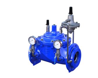 EN 1074-5 PN16 válvula de control de flujo de hierro y acero inoxidable