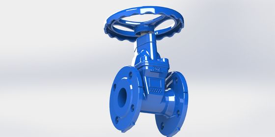 Válvula de compuerta de diseño BS para agua con clasificación de presión PN10, sello EPDM y aprobación WRAS para uso industrial y comercial