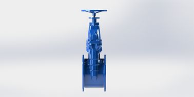 Válvula de puerta de agua de sellado suave de alta capacidad de flujo para aplicaciones industriales