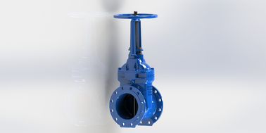 Válvula de puerta de agua de alta capacidad de flujo con sello EPDM y material de hierro dúctil
