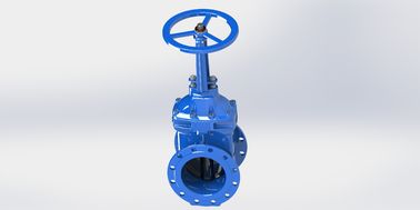 Válvula de puerta de agua de sellado suave de alta capacidad de flujo para aplicaciones industriales