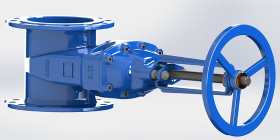 Válvula de compuerta con brida para agua con clasificación de presión PN25 y alta capacidad de flujo para aplicaciones duraderas en tuberías