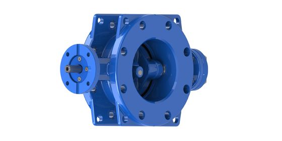 Válvula de Mariposa Doble Excéntrica con Accionamiento por Engranaje, Disco de Acero Inoxidable y Asiento de EPDM para Control de Agua Industrial