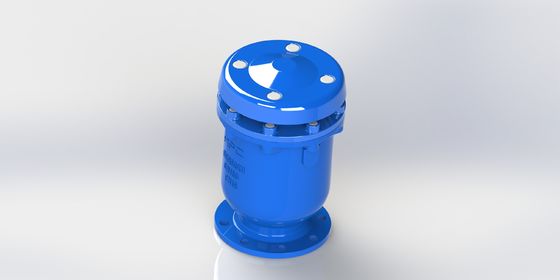 Válvula de liberación de aire combinada de roscado y brida con flotación de acero inoxidable y triple función para aplicaciones industriales