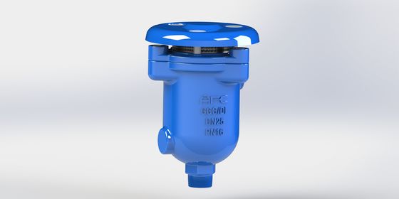 Válvula de liberación de aire combinada con flotación de acero inoxidable y conexión de brida roscada para sistemas de presión PN10-16-25