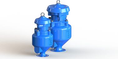 Válvula de descarga de aire de aguas residuales internas de acero inoxidable con actuador neumático de temperatura ≤ 80 °C