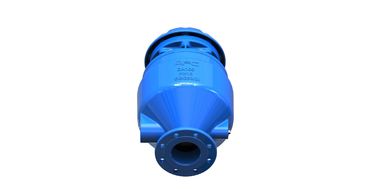 Válvula de descarga de aire de aguas residuales internas de acero inoxidable con actuador neumático de temperatura ≤ 80 °C