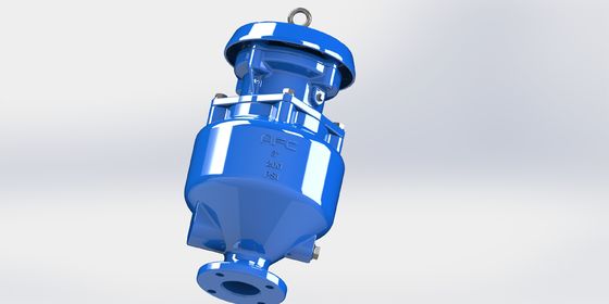 Válvula de liberación de aire de aguas residuales anticorrosiva con resistencia a altas temperaturas y altas presiones para el tratamiento de aguas residuales