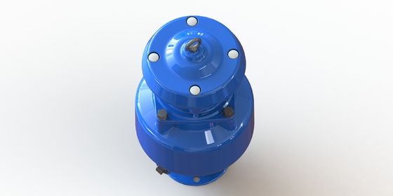 Válvula de liberación de aire de aguas residuales de hierro dúctil con resistencia a altas temperaturas ≤ 80°C y recubrimiento epoxi anticorrosor de unión por fusión para el tratamiento de aguas residuales