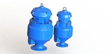 Válvula de liberación de aire de aguas residuales de combinación libre de derrames con tipo de brida de cuerpo único