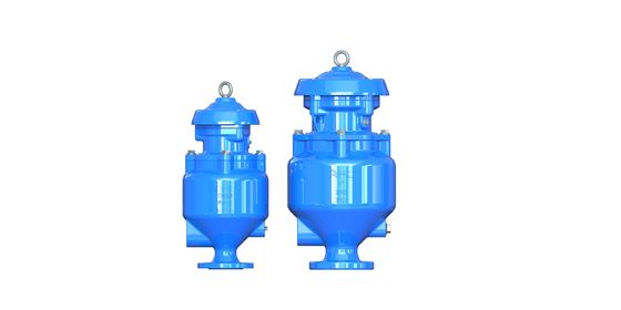 Válvula de liberación de aire de aguas residuales de hierro dúctil DN50-DN200 para sistemas de aguas residuales con resistencia a temperaturas ≤ 80 °C