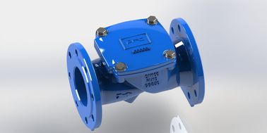 Válvula de retención oscilante flexible para agua con brida PN10 Conexión final DN50-700