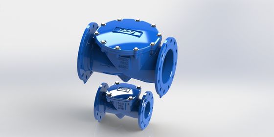 Válvula de retención flexible oscilante estándar de prueba EN12266 con tipo de conexión de brida y material de sello EPDM para control de fluidos industriales