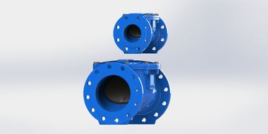 Válvula de control de aguas residuales de doble brida, pin de acero inoxidable para el sistema HVAC