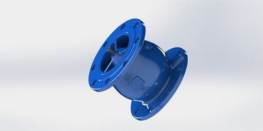 Baja pérdida de cabeza, válvula de verificación no aplastante con revestimiento epoxi para agua limpia