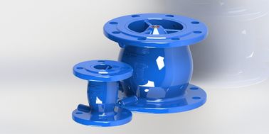Baja pérdida de cabeza, válvula de verificación no aplastante con revestimiento epoxi para agua limpia