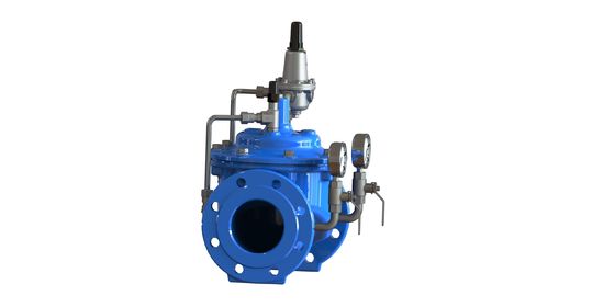 EN1092-2 Válvula reductora de presión de agua estándar de brida con cuerpo recubierto de epoxi y asiento SS304
