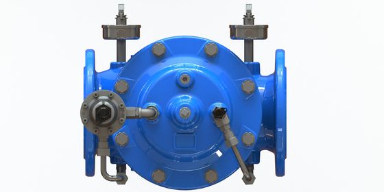 EN1092-2 Válvula reductora de presión de agua estándar de brida con cuerpo recubierto de epoxi y asiento SS304