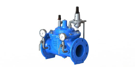 EN1092-2 Válvula reductora de presión de agua estándar de brida con cuerpo recubierto de epoxi y asiento SS304
