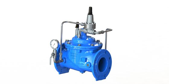 Válvula de mantenimiento de presión con bridas de 2-40 pulgadas con presión máxima PN25 para sistemas de tratamiento de agua