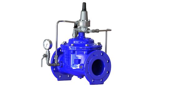 Válvula de Mantenimiento de Presión Máxima PN25 con Construcción de Hierro Dúctil para Aplicaciones de 0-80°C