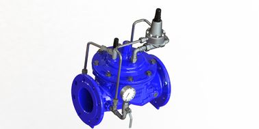 Válvula de mantenimiento de la presión de extremo de brida Industrial de diafragma de nylon reforzado para gas de agua