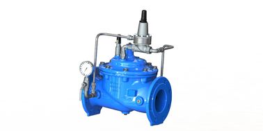 PN25 Válvula de mantenimiento de presión de hierro dúctil de extremo de brillo para líquido de agua