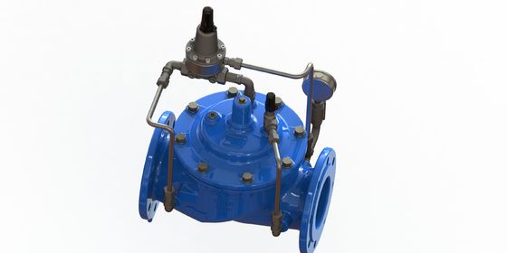 Válvula de Mantenimiento de Presión Máxima PN25 con Construcción de Hierro Dúctil para Aplicaciones de 0-80°C