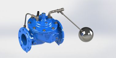 PN10 Válvula de control de flotación de extremos de brida Válvula de flotación moduladora revestida FBE