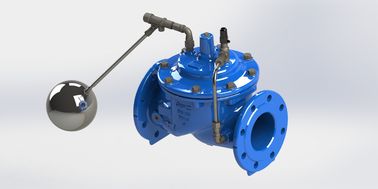 GGG50 Materiales EN1074-5 Características de flujo lineal de la brida válvula de control de flotación para el sector industrial