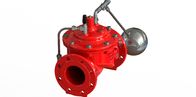 Válvula de control revestida DE EPOXY sin reducción en la sección de paso de presión con control llano de los tanques de agua
