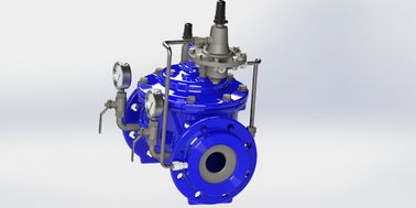 PN25 EN1074-5 Válvula de control de flujo hidráulico ajustable estándar con acabado de acero inoxidable
