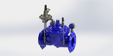 PN25 EN1074-5 Válvula de control de flujo hidráulico ajustable estándar con acabado de acero inoxidable