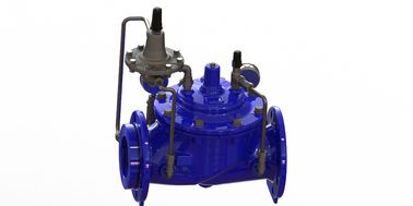 Válvula de control de flujo piloto de acero inoxidable con accionamiento manual del sello EPDM para el rango de temperatura de 0 a 80 ° F PN10/16/25