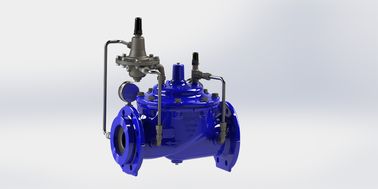 Válvula de control de flujo piloto de acero inoxidable con accionamiento manual del sello EPDM para el rango de temperatura de 0 a 80 ° F PN10/16/25