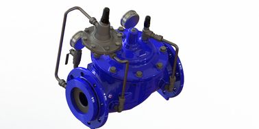 SS304 Válvula de control de flujo operada por piloto PN10/16/25 Ral5005 Para el rango de temperatura de 0 a 80 °F