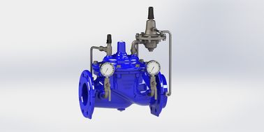 Válvula de control de flujo de hierro dúctil EN1074-5 Estándar SS304