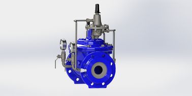 EPDM Sella válvula de control de flujo SS304 piloto EN1074-5 diafragma de refuerzo de nylon