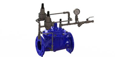 Sistemas de agua válvula de anticipación de oleaje con conexión de extremo de brida en Ral5005 color y fácil instalación