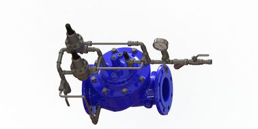 Sistemas de agua válvula de anticipación de oleaje con conexión de extremo de brida en Ral5005 color y fácil instalación