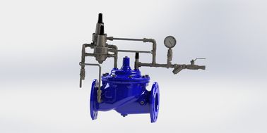 Válvula de control para el tratamiento del agua de anticipación de oleaje de conexión de extremo de brida de goma EPDM