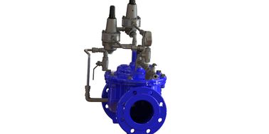 Válvula de control de presión exacta para anticipar el aumento de presión Dinámicamente EPDM PN10-25 Azul EN1074-5