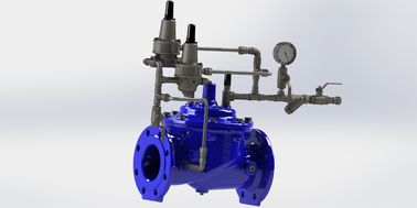 PN10 válvula anticipatora de sobretensiones EPDM de caucho de accionamiento manual y extremos de brida