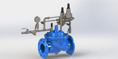 Válvula de control de presión exacta para anticipar el aumento de presión Dinámicamente EPDM PN10-25 Azul EN1074-5