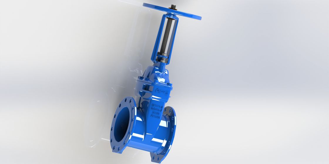 Válvula de compuerta de agua de acero inoxidable con sello EPDM y baja pérdida de presión para suministro de agua comercial