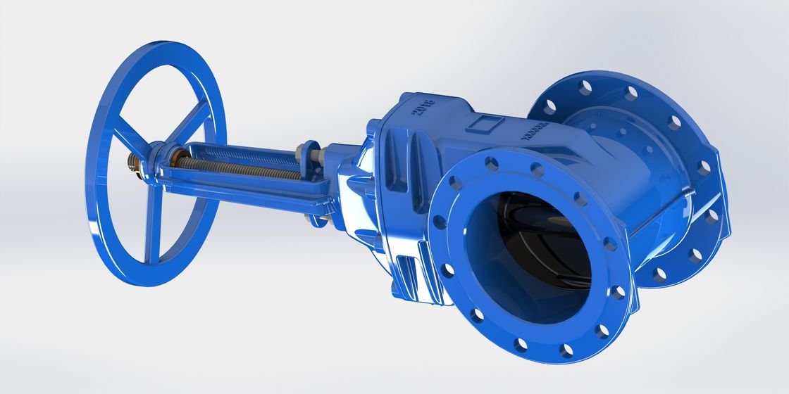 Válvula de puerta de agua de bajo mantenimiento con sello EPDM y rango de tamaño de 2-32 pulgadas para control de agua industrial