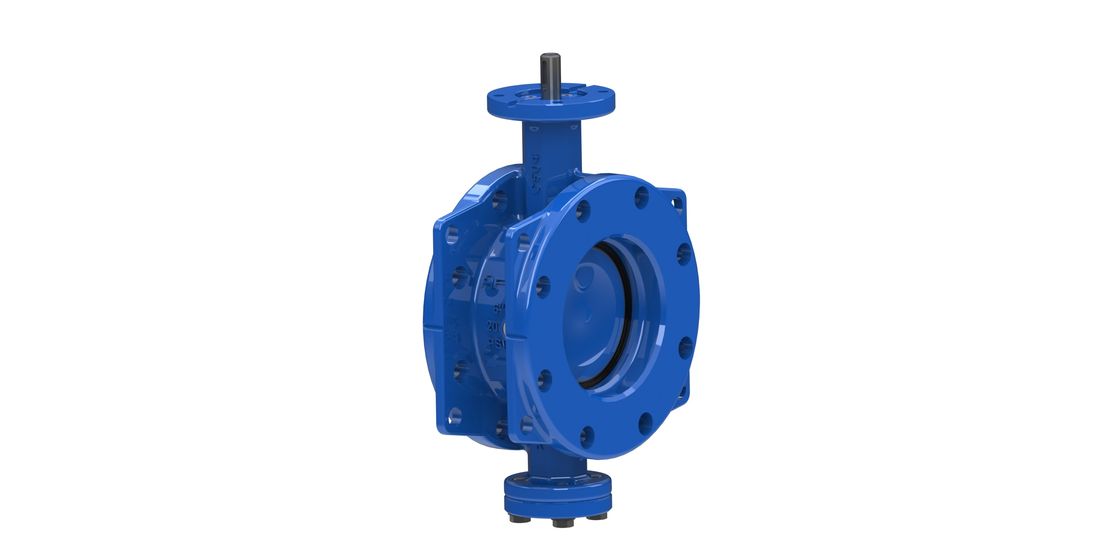 Válvula de mariposa de doble excentricidad con disco de acero inoxidable y sello EPDM para aplicaciones de agua con certificado FM