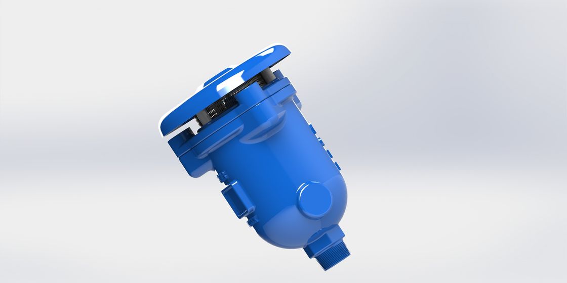 Válvula de liberación de aire combinada con flotación de acero inoxidable y conexión de brida roscada para sistemas de presión PN10-16-25