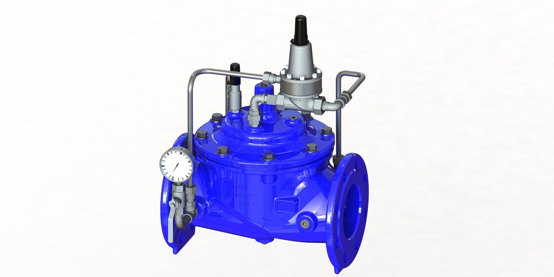 Válvula de control de agua piloto P500 con asiento de cuerpo de EPDM y partes internas de SS304 para aplicaciones industriales
